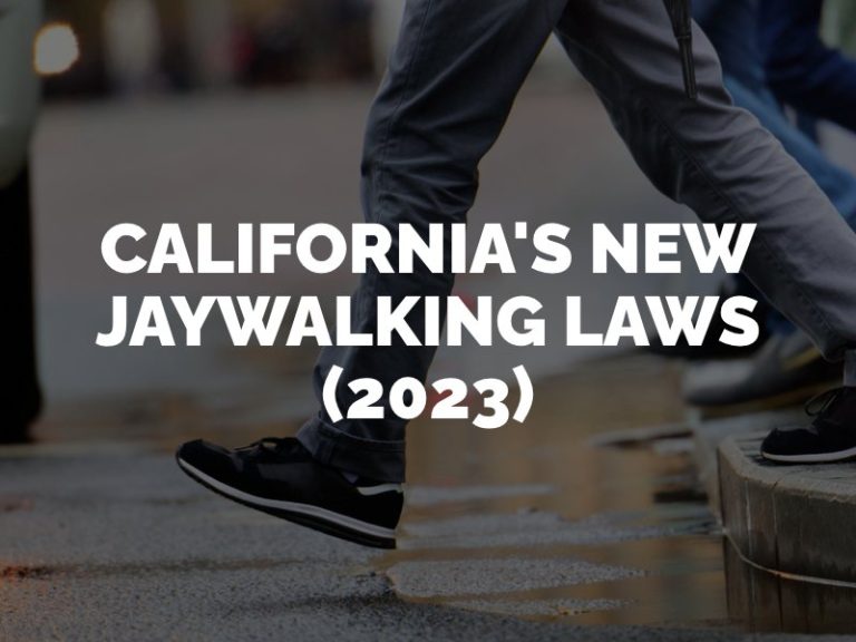 Jaywalking Legalized in California What It Means for Pedestrians