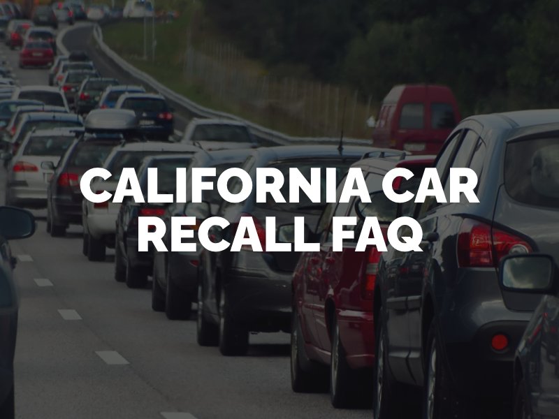 Top FAQs for California Car Recalls