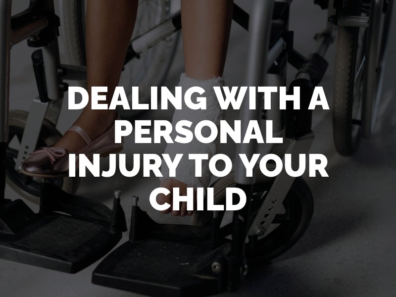 dealing with a personal injury to your child